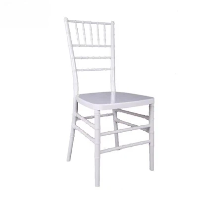 Plastični beli stoli Tiffany Poročni stoli Chiavari
